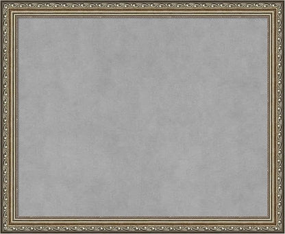 Amanti Art Silver Framed Magnetic Board 18x22 Small Vision Board for use with Magnets, 100% Metal Sheet to Display Items as Office Decor or for Home Organization in mudroom, Kitchen or Kids Room