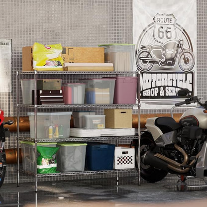 Regal Altair 24" Deep x 54" Wide x 54" Height Wire Shelving Kit | 4-Tier | NSF Commercial Storage Rack Unit