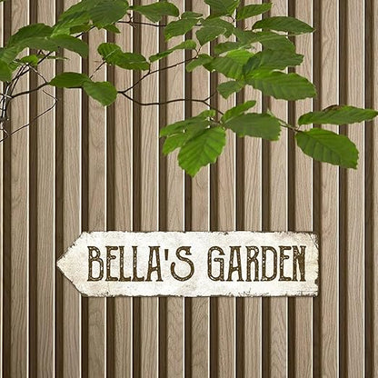 Rustic Custom Sign, Personalized Metal Signs, Gift for Him Men Dad, Man Cave, Indoor and Outdoor Use 3x12 Inches, ACM Left, Fade Resistant, Made in USA by Sigo Signs
