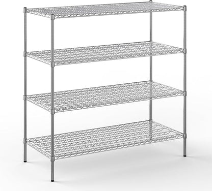 Regal Altair 24" Deep x 54" Wide x 54" Height Wire Shelving Kit | 4-Tier | NSF Commercial Storage Rack Unit
