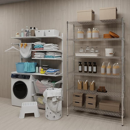 Regal Altair 18" Deep x 48" Wide x 74" Height Wire Shelving Kit | 6-Tier | NSF Commercial Storage Rack Unit