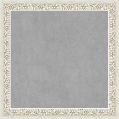 Amanti Art Silver Framed Magnetic Board 14x14 X-Small Vision Board for use with Magnets, 100% Metal Sheet to Display Items as Office Decor or for Home Organization in mudroom, Kitchen or Kids Room