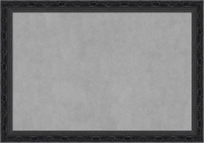 Amanti Art Black Framed Magnetic Board 28x40 Large Vision Board for use with Magnets, 100% Metal Sheet to Display Items as Office Decor or for Home Organization in mudroom, Kitchen or Kids Room