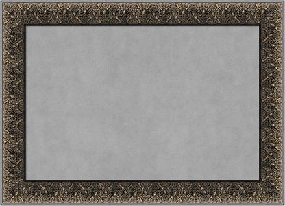 Amanti Art Black Framed Magnetic Board 21x29 Medium Vision Board for use with Magnets, 100% Metal Sheet to Display Items as Office Decor or for Home Organization in mudroom, Kitchen or Kids Room
