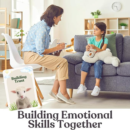 Emotion Explorers - 50 Exercises and Reflection Cards - Questions for Self Care, Stress and Social Anxiety Relief - Therapy Games for Children, Teens and Adults for Resilience and Emotional Agility