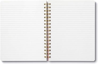 Compendium Spiral Notebook - The map to where she’s going is written on her heart. — A Designer Spiral Notebook with 192 Lined Pages, College Ruled, 7.0”W x 9.25”H