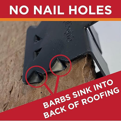 Grip Clip Roof Clips, Safe for Heat Tape, Electric Cable & Roof Heat Cable Installation, Prevents Roof Damage, Easy Nail-Free Outdoor Cable Clips, Your Ultimate Cable Clip (.625-25 Pack)