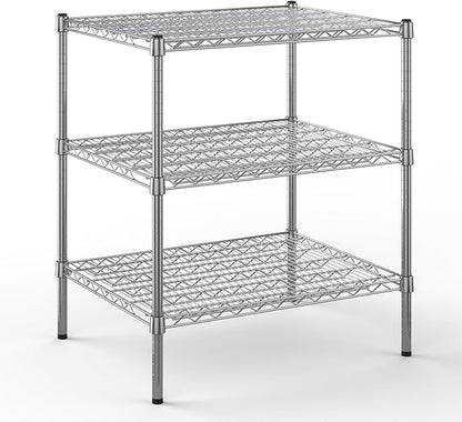Regal Altair 24" Deep x 30" Wide x 34" Height Wire Shelving Kit | 3-Tier | NSF Commercial Storage Rack Unit