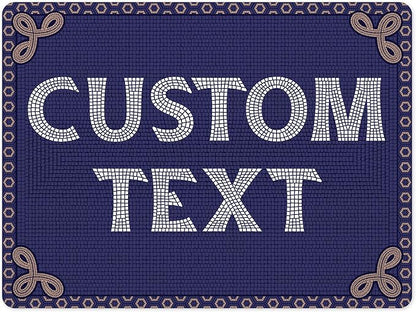 Custom Sign, Custom Street Sign, 11 Font Colors, 13 Font Styles, 4 Hole Options, 22 Sizes, 36x48 Inches, Rust Free DiBound, Fade Resistant, Made in USA by My Sign Center (Fauxsaic 1)