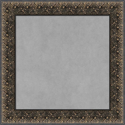 Amanti Art Black Framed Magnetic Board 21x21 Small Vision Board for use with Magnets, 100% Metal Sheet to Display Items as Office Decor or for Home Organization in mudroom, Kitchen or Kids Room