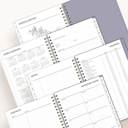Blue Sky 2026 Weekly & Monthly Planner Calendar, 5"x8", Tula | January 2026 - December 2026, Flexible Frosted Cover, Durable Twin Wire Binding, Laminated Tabs