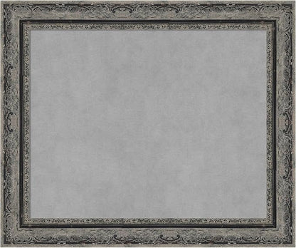 Amanti Art Black Framed Magnetic Board 20x24 Small Vision Board for use with Magnets, 100% Metal Sheet to Display Items as Office Decor or for Home Organization in mudroom, Kitchen or Kids Room