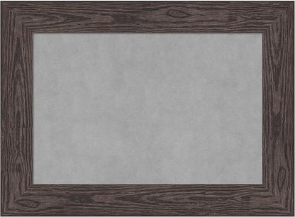 Amanti Art Black Framed Magnetic Board 22x30 Medium Vision Board for use with Magnets, 100% Metal Sheet to Display Items as Office Decor or for Home Organization in mudroom, Kitchen or Kids Room