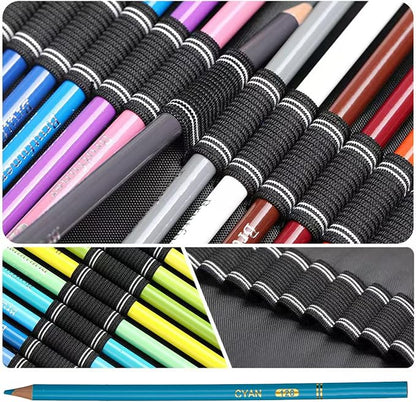 Blue Colored Pencils,Oil Based Wooden Colored Pencil Set for Adults Coloring Books Drawing Sketching Art Supplies 24 Color