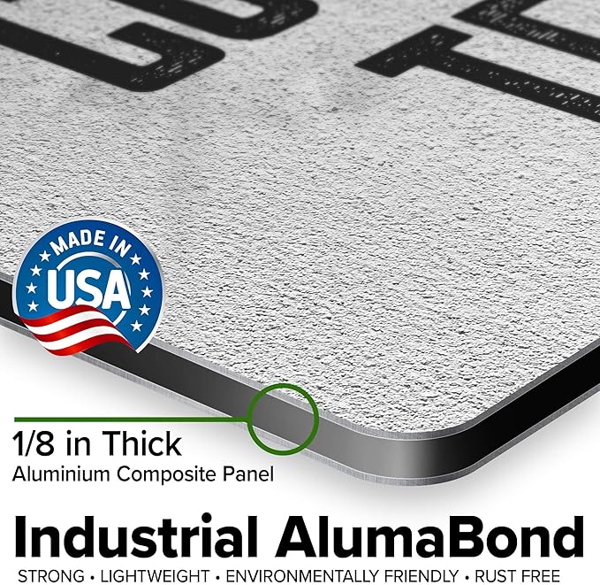 Custom Sign, Custom Street Sign, 11 Font Colors, 13 Font Styles, 4 Hole Options, 22 Sizes, 12x18 Inches, Rust Free DiBound, Fade Resistant, Made in USA by My Sign Center (Concrete)