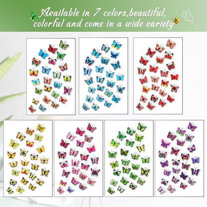 50Packs Decorative Push Pins for Cork Board Butterfly Push Pins for Board Bulletin Cute Thumb Tacks for Wall Green Thumbtacks for Hanging in Cubicle Office Home Decor Decorations