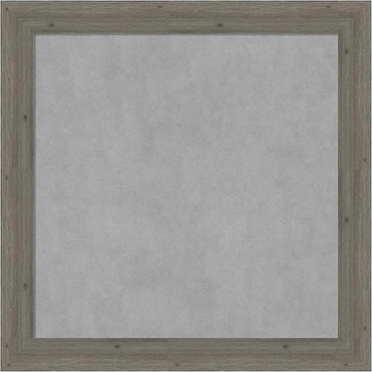 Amanti Art Grey Framed Magnetic Board 29x29 Medium Vision Board for use with Magnets, 100% Metal Sheet to Display Items as Office Decor or for Home Organization in mudroom, Kitchen or Kids Room