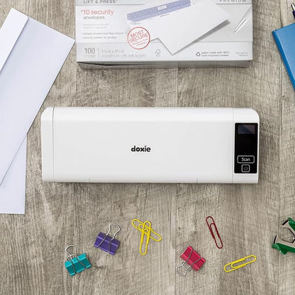 Doxie Pro DX400 - Duplex Document Scanner and Receipt Scanner for Home and Office with Amazing Software for Mac and PC