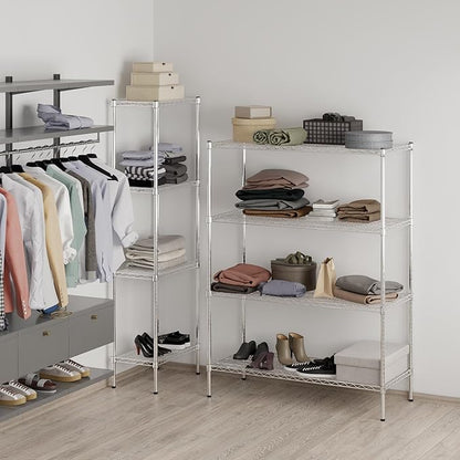 Regal Altair 21" Deep x 48" Wide x 64" Height Wire Shelving Kit | 4-Tier | NSF Commercial Storage Rack Unit