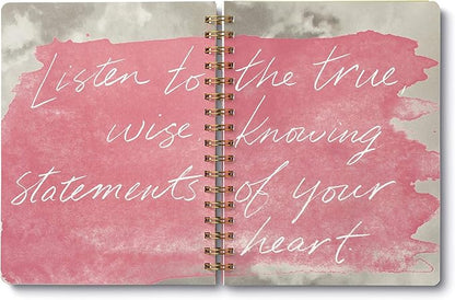 Compendium Spiral Notebook - The map to where she’s going is written on her heart. — A Designer Spiral Notebook with 192 Lined Pages, College Ruled, 7.0”W x 9.25”H