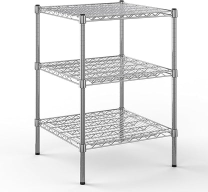 Regal Altair 24" Deep x 24" Wide x 34" Height Wire Shelving Kit | 3-Tier | NSF Commercial Storage Rack Unit