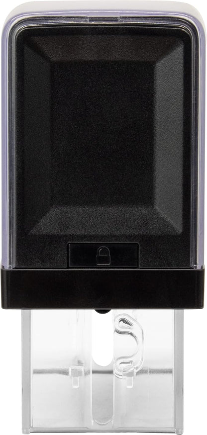 COLOP Medium Size Self Inking Custom Text Stamp - Choose from Many Fonts & 15 Ink Colors