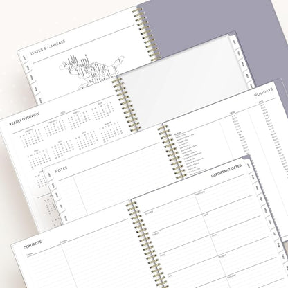 Blue Sky 2026 Weekly & Monthly Planner Calendar, 8.5"x11", Tula | January 2026 - December 2026, Flexible Cover, Durable Twin Wire Binding, Laminated Tabs, Storage Pocket