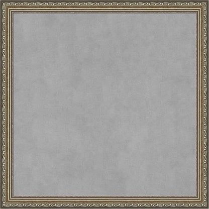 Amanti Art Silver Framed Magnetic Board 22x22 Medium Vision Board for use with Magnets, 100% Metal Sheet to Display Items as Office Decor or for Home Organization in mudroom, Kitchen or Kids Room
