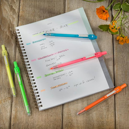 Zebra Pen Z-Grip Retractable Highlighter, Yellow, Chisel Tip, 12-Pack | Metal Clip, Ideal for School, Office and Teacher Supplies, Note-Taking, Studying, and Planners, Transparent Barrel (71250)