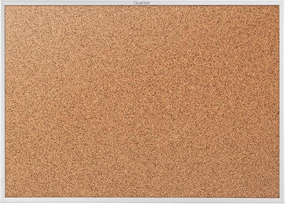 Quartet Standard Aluminum Frame Cork Bulletin Board, 60” x 36” (2305)