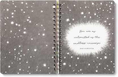 Compendium Spiral Notebook - There is a voice that doesn't use words. Listen. — A Designer Spiral Notebook with 192 Lined Pages, College Ruled, 7.0”W x 9.25”H