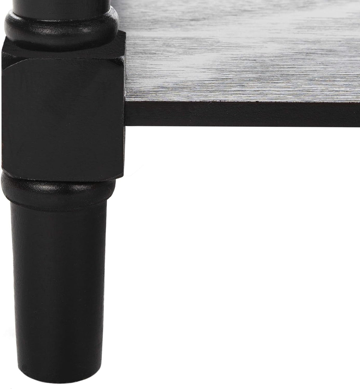 Home Collection Boris Distressed Black Coffee Table