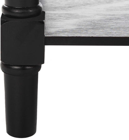 Home Collection Boris Distressed Black Coffee Table