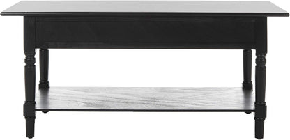 Home Collection Boris Distressed Black Coffee Table
